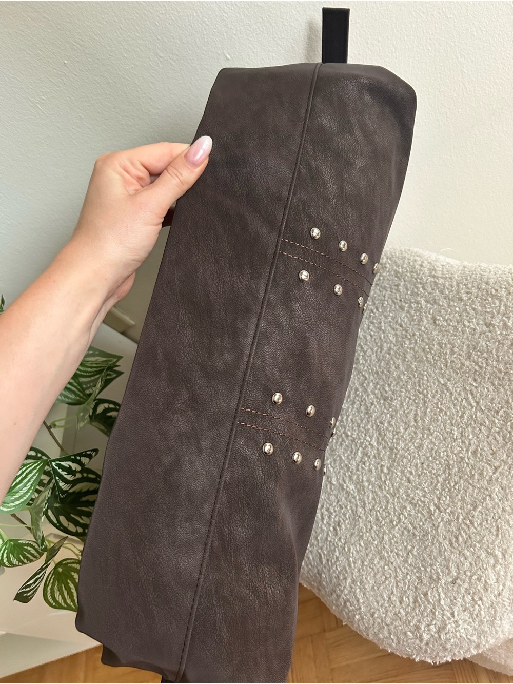 Very spacious everyday Dark Brown Women’s Shoulder Bag - Picture 8 of 8